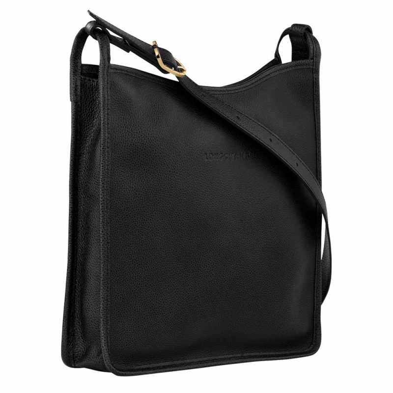 Black Longchamp Le Foulonne S Women's Crossbody Bags